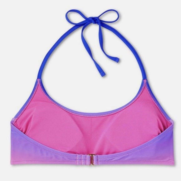 Wild Fable Purple Ombre Triangle Bikini Top Size Small 4-6 - Picture 4 of 6